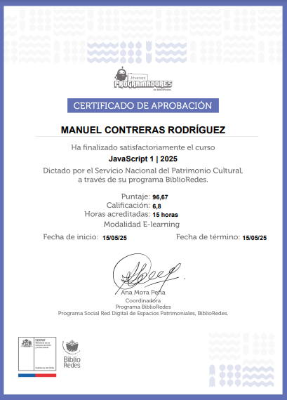 Certificado JavaScript 1