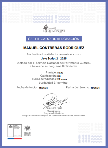Certificado JavaScript 2